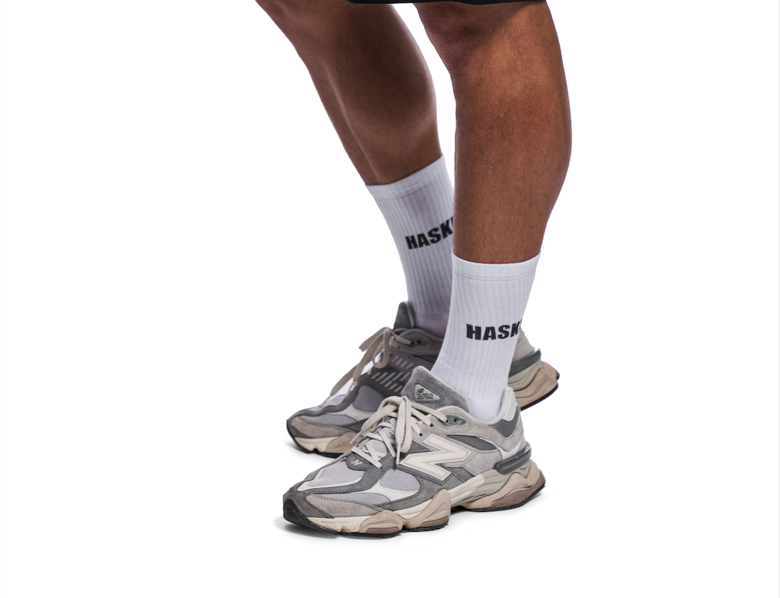 SIDE LABELED SOCKS 2PK